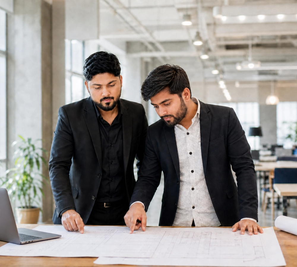office project review with pc